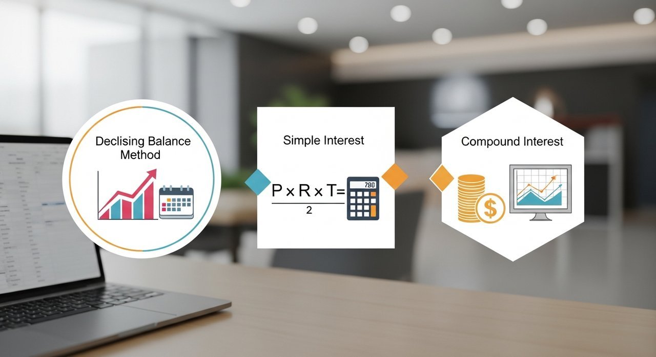 대출 이자는 매달 어떤 기준으로 계산되나요? 3가지 핵심 계산법 총정리