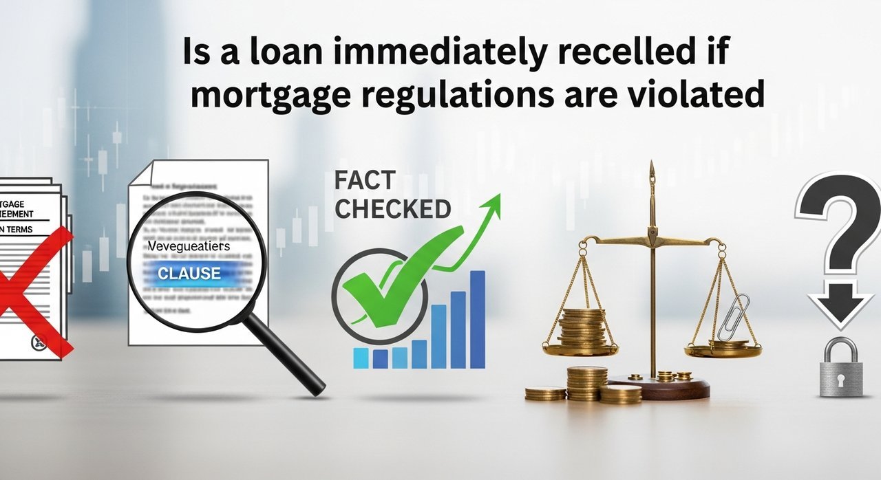 주담대 규정 위반하면 바로 대출 회수되나요? 팩트체크 5가지